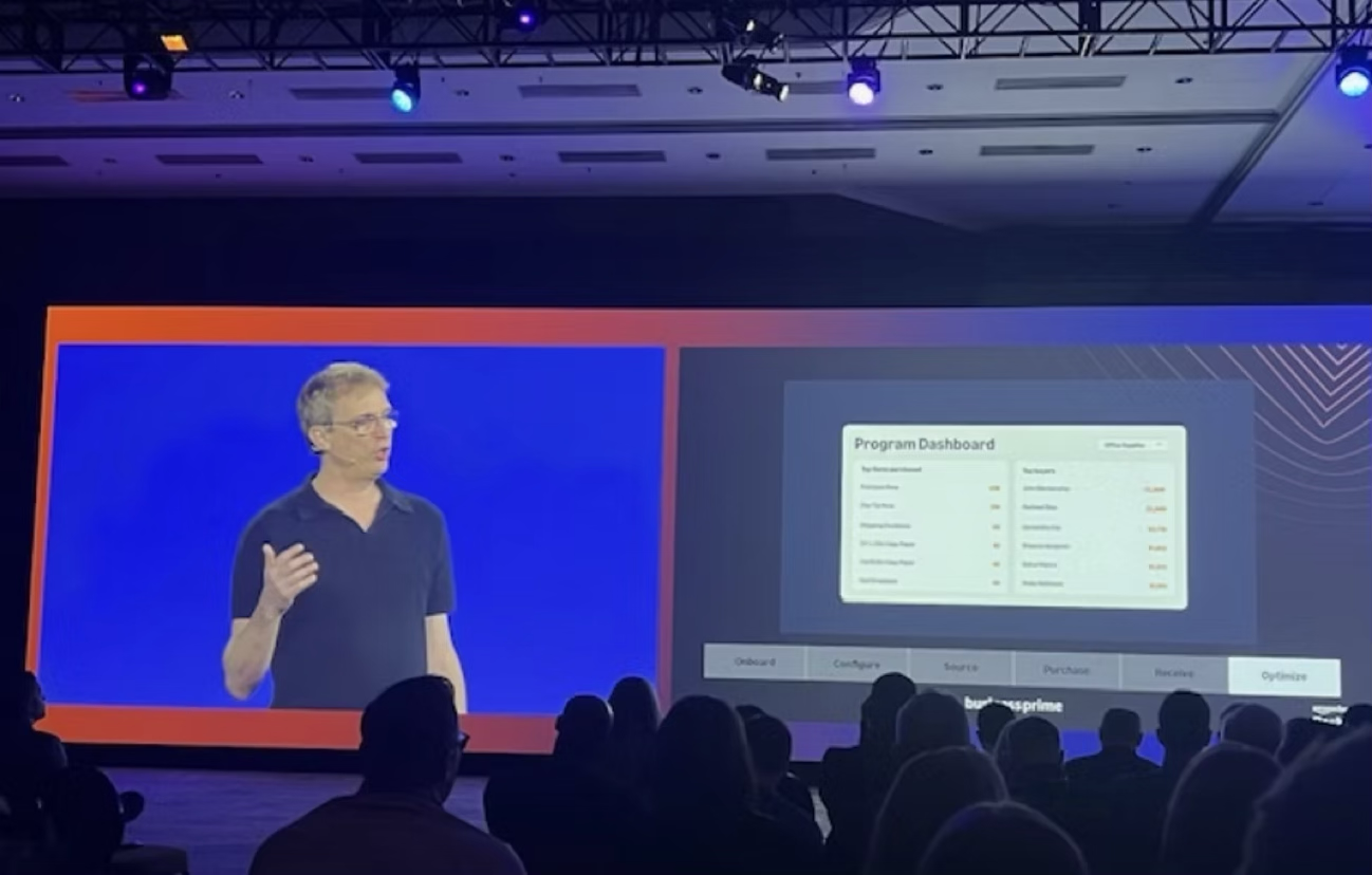 Feature announced on stage at Amazon Business Reshape